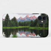 ビーバーの池上のTetonの壮大な反射 Case-Mate iPhoneケース (裏面(横))