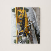 ビーバーの浮遊物の飛行機のジグソーパズル ジグソーパズル (縦)