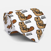 ビーバーの石 ネクタイ (ロール)