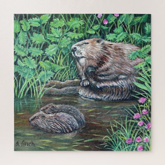 ビーバーの精神 ジグソーパズル (縦)