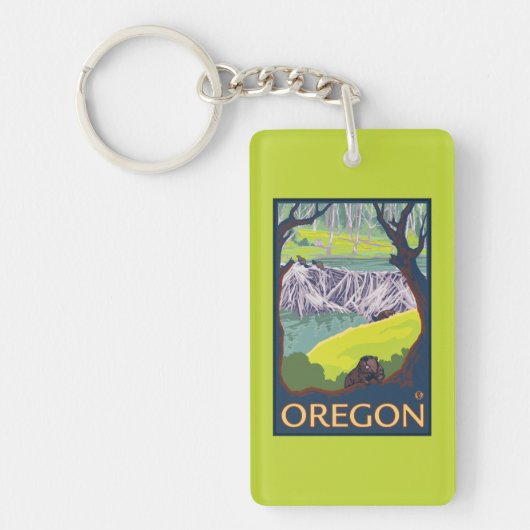 ビーバーの系列 キーホルダー (正面)