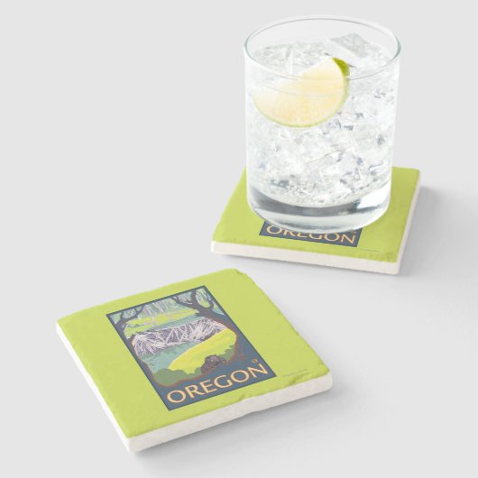 ビーバーの系列 ストーンコースター (横)