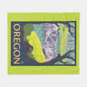 ビーバーの系列 フリースブランケット (正面(横))