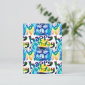 ビーバーの言うハッピーバースデー ポストカード (スタンド正面)