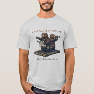 ビーバーの遠征Tシャツ - 川のパイロットとダム建設者 Tシャツ
