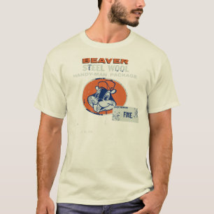 ビーバーの鋼鉄ウール Tシャツ