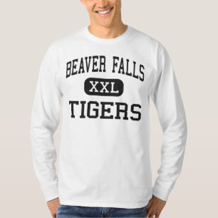 ビーバーは区域-ビーバーの滝-トラ-落ちます Tシャツ