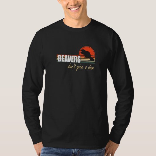 ビーバーは気にしない Tシャツ (正面)