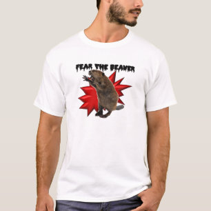 ビーバーを恐れて下さい Tシャツ
