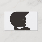 ビーバーアイコン、夜行性齧歯動物 名刺 (裏面)