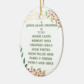 ビーバーアイランドクリスマスオーナメント セラミックオーナメント (左)