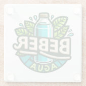 ビーバーアグア ガラスコースター (裏面)