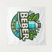 ビーバーアグア タペストリー (正面(横))