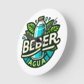 ビーバーアグア ラウンド壁時計 (傾斜)