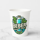 ビーバーアグア 紙コップ (正面)