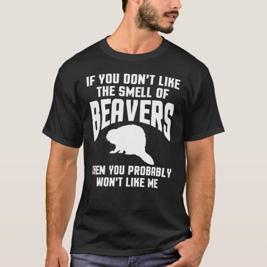 ビーバーアパレルアメージングビーバーデザイン Tシャツ (正面)