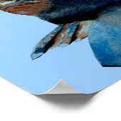 ビーバーカナダ国旗プリント ポスター (角)