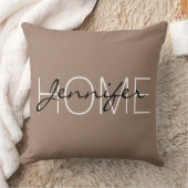 ビーバーカラーホームモノグラム クッション (ブランケット)