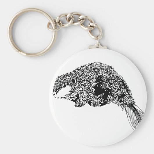 ビーバーキーチェーン キーホルダー (正面)