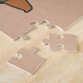 ビーバークリスマスクリスマスアニマルかわいいビーバージグ ジグソーパズル (側面)