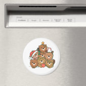 ビーバークリスマスツリーおもしろいアニマルクリスマスマグネ マグネット (インサイチュ (食洗機))