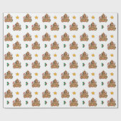 ビーバークリスマスツリーおもしろいアニマルクリスマス ラッピングペーパー (フラット)