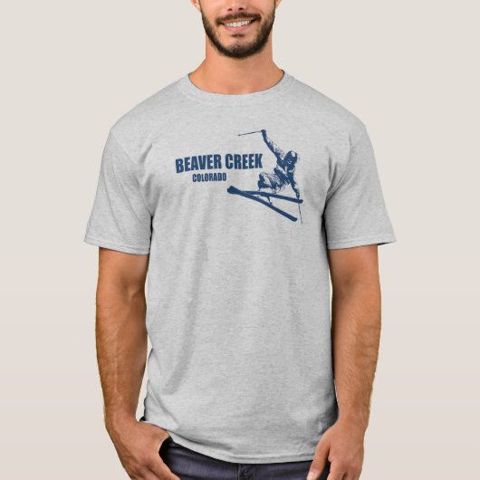 ビーバークリークコロラドスキーヤー Tシャツ (正面)