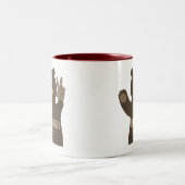 ビーバークリークコロラドピースベア ツートーンマグカップ (中央)