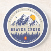 ビーバークリークコロラドフラッグマウンテンスキー土産 コースター (正面)