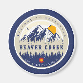 ビーバークリークコロラドフラッグマウンテンスキー土産 マグネット (正面)