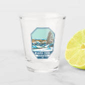 ビーバークリークスキーエリアウィンターコロラド ショットグラス (正面)