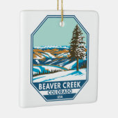 ビーバークリークスキーエリアウィンターコロラド セラミックオーナメント (右)
