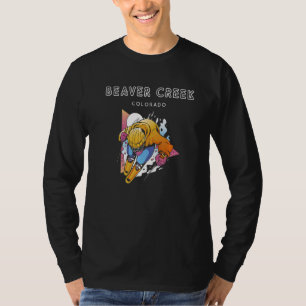 ビーバークリークニューコロラドUSAレトロスキー Tシャツ
