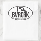 ビーバークリーク州パークオーバルステッカー 楕円形シール (バッグ)