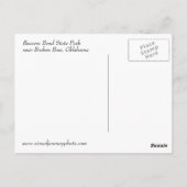 ビーバーズベンド州パークハガキ ポストカード (裏面)