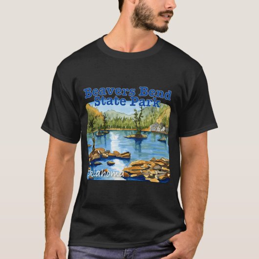 ビーバーズベンド州立公園, オクラホマ州 Tシャツ (正面)