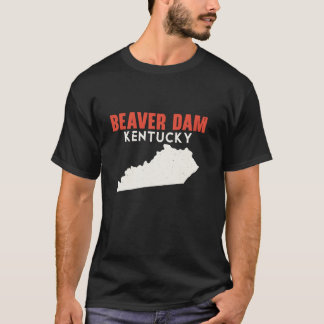 ビーバーダムケンタッキーUSA州アメリカトラベルケンツ Tシャツ