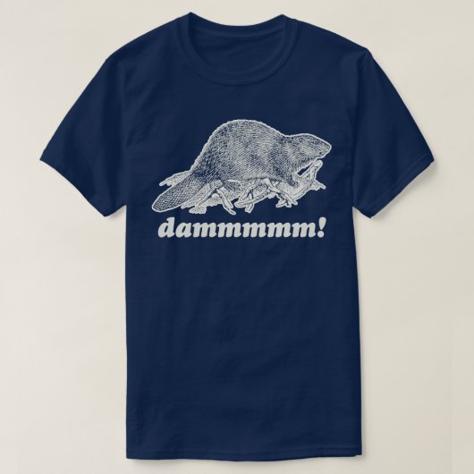 ビーバーダム Tシャツ (デザイン正面)