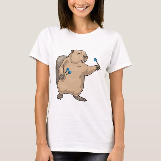 ビーバーダーツダーツ Tシャツ (正面)