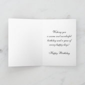 ビーバーデザイン誕生日 カード (内部)