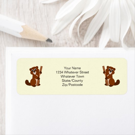 ビーバーデザイン パーソナライズされた ラベル (インサイチュ)