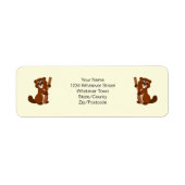 ビーバーデザイン パーソナライズされた ラベル (正面)