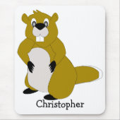 ビーバーデザイン マウスパッド (正面)