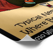 ビーバーネットワーおもしろいクのポスター ポスター (角)