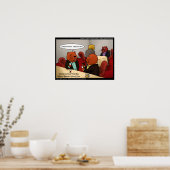 ビーバーネットワーおもしろいクのポスター ポスター (キッチン)