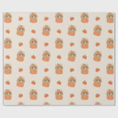 ビーバーハロウィーン ラッピングペーパー (フラット)