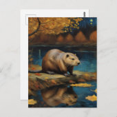 ビーバーバイヴァンゴッホ ポストカード (正面/裏面)