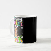 ビーバーバニーエッグ狩りビーバーハッピーイースター コーヒーマグカップ (正面左)