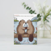 ビーバーバレンタイン ポストカード (スタンド正面)