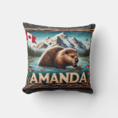 ビーバービルズロッジインコムウォーターズ クッション (正面)